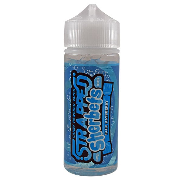 Strapped Candy Powered - Blue Raspberry Sherbet 0mg 100ml Shortfill