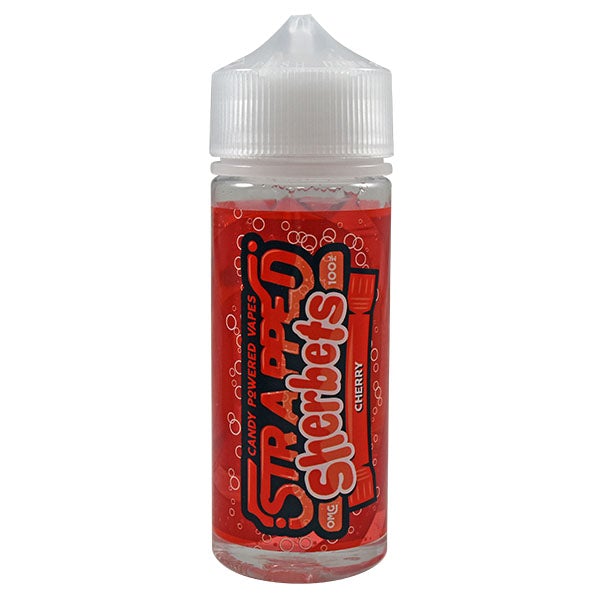 Strapped Candy Powered - Cherry Sherbet 0mg 100ml Shortfill