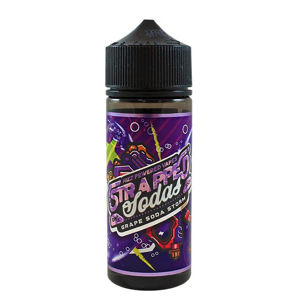 Strapped Sodas - Grape Soda Storm 0mg 100ml Shortfill