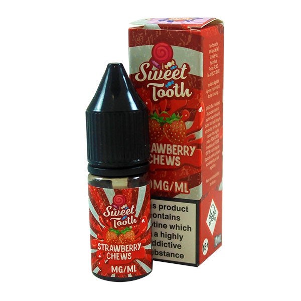 Sweet Tooth Salts Strawberry Chews 10ml 20mg E-Liquid