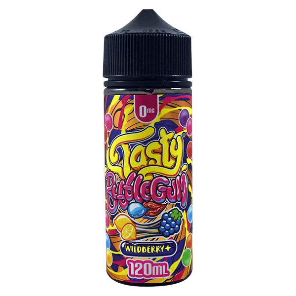 Tasty Bubblegum - Wildberry+ 100ml shortfill E-Liquid