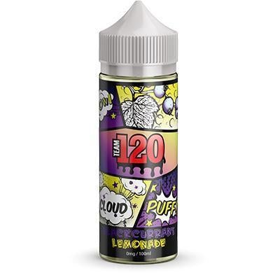 Team 120 Blackcurrant Lemonade 100ml E liquid