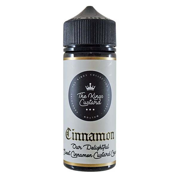 The Kings Custard - Cinnamon 0mg 100ml Shortfill