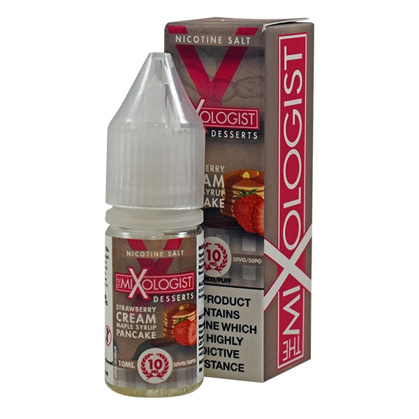 The Mixologist Desserts - Strawberry Cream Maple Syrup Pancake 50/50 Nic Salt 10ml
