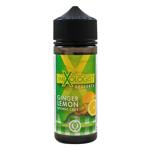 The Mixologist Desserts - Ginger Lemon Sponge Cake 0mg 100ml Shortfill