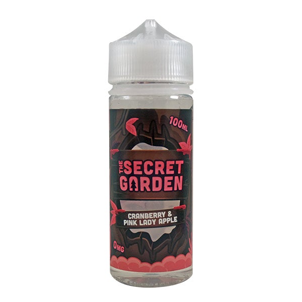 The Secret Garden Cranberry & Pink Lady Apple 0mg 100ml Shortfill