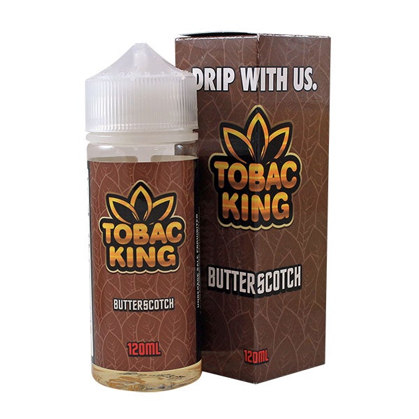 Tobac King Butterscotch 0mg 100ml Shortfill E-Liquid