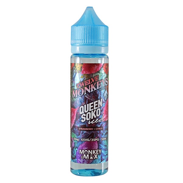 Twelve Monkeys Queen Soko Iced 0mg 50ml Shortfill