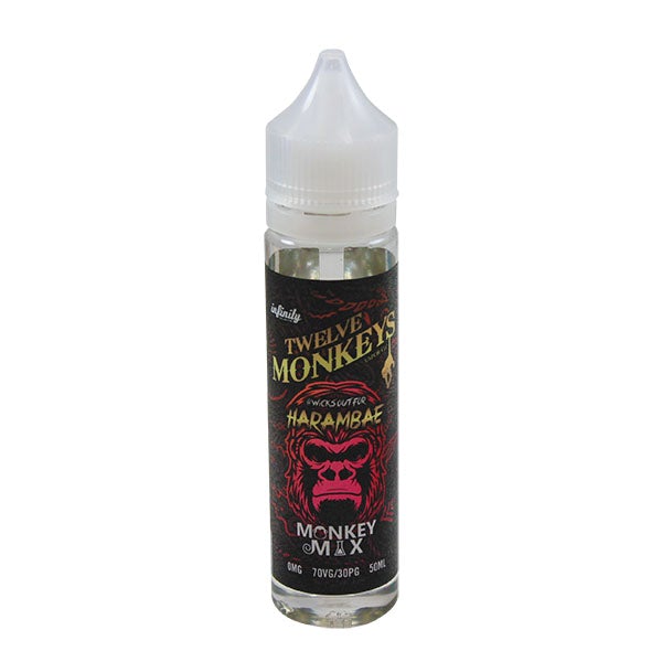 TWELVE MONKEYS - HARAMBAE 0MG 50ML SHORTFILL E-LIQUID