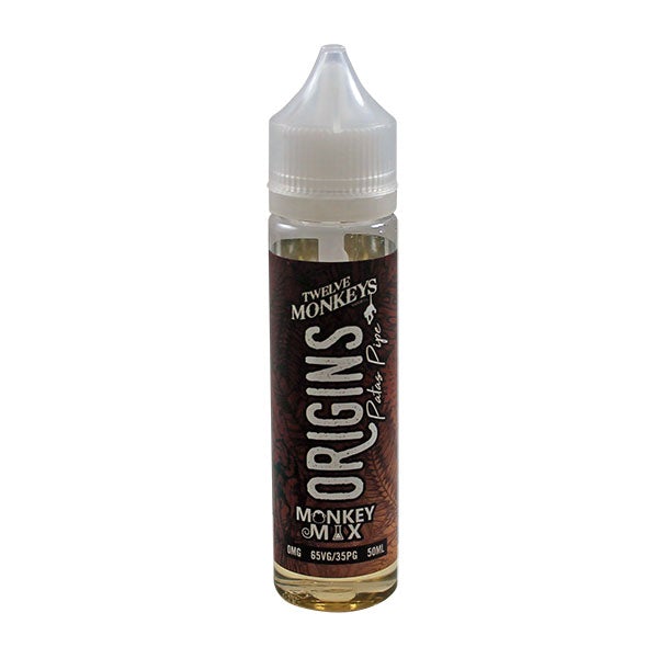 Origins Patas Pipe E liquid by Twelve Monkeys 50ml Short fill