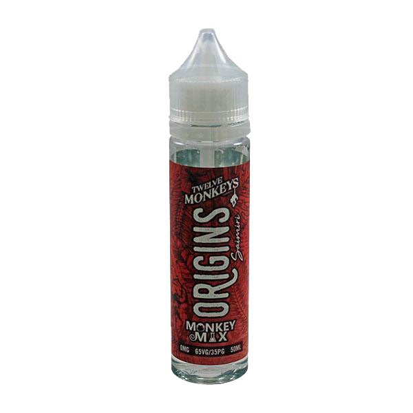 Origins Saimiri E liquid by Twelve Monkeys 50ml Short fill