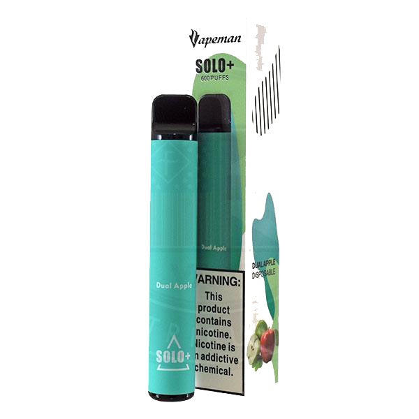 Vapeman Solo+ Disposable Dual Apple 2% Nicotine 2ml