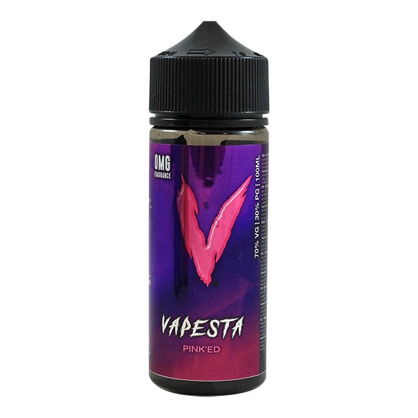 Moreish Puff Vapesta Pink'ed 100ml 0mg shortfill e-liquid