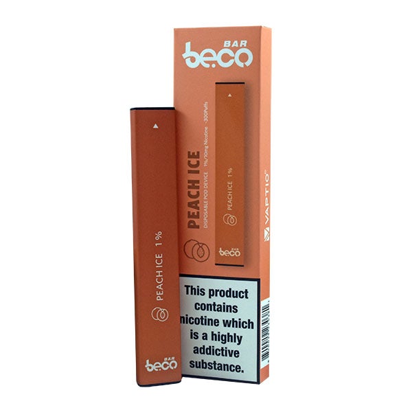 Vaptio Beco Bar - Disposable Pod Device Peach Ice 10mg