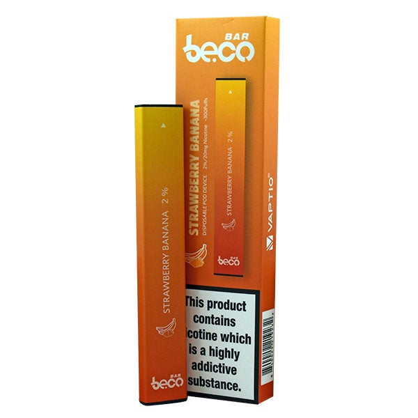 Vaptio Beco Bar - Disposable Pod Device Strawberry Banana 20mg