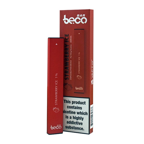 Vaptio Beco Bar - Disposable Pod Device Strawberry Ice 10mg