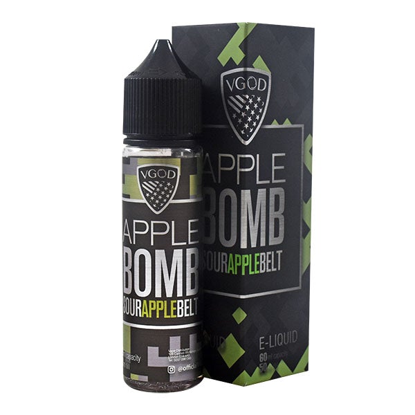 VGOD Bomb - Sour Apple Belt 0mg 50ml Shortfill