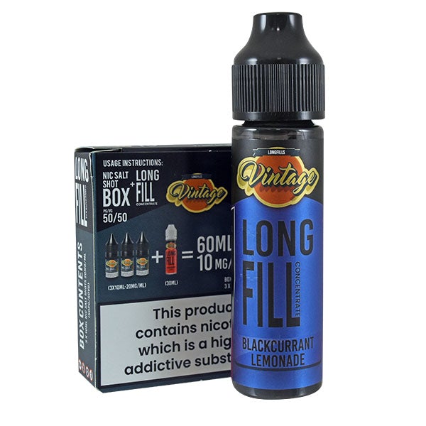 Vintage Longfill Concentrate Blackcurrant Lemonade 30ml