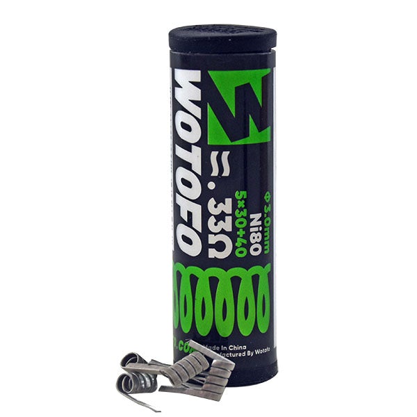 Wotofo 5 Core Fused Clapton Ni80 3mm - 0.33ohm 5pcs