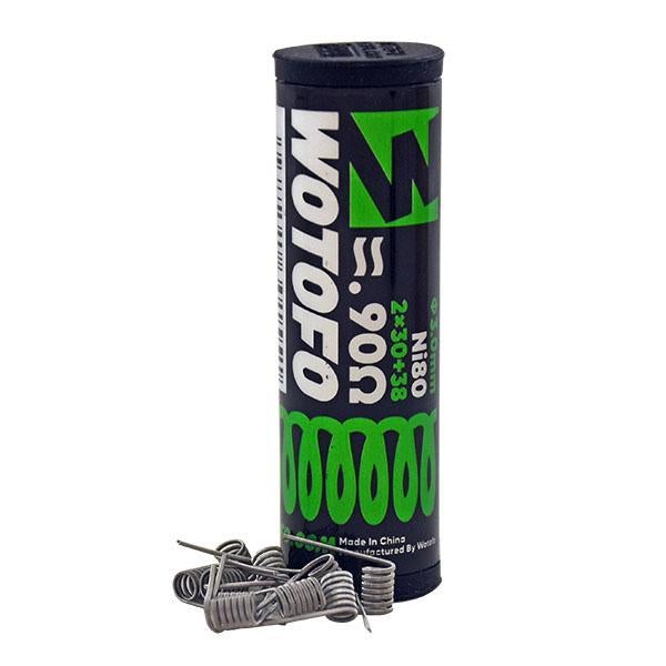 Wotofo Dual Core Fused Clapton Ni80 3mm - 0.90ohm 10pcs