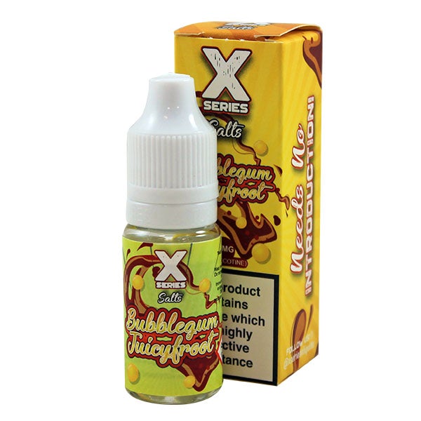 X Series Salt - Bubblegum Juicyfroot 10ml 20mg E-liquid