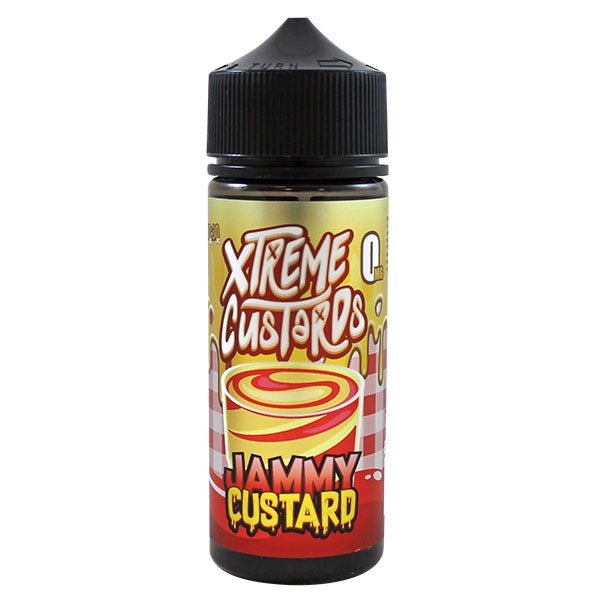 Xtreme Custards - Jammy Custard 0mg 100ml Shortfill