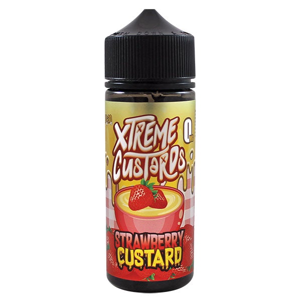 Xtreme Custards - Strawberry Custard 0mg 100ml Shortfill