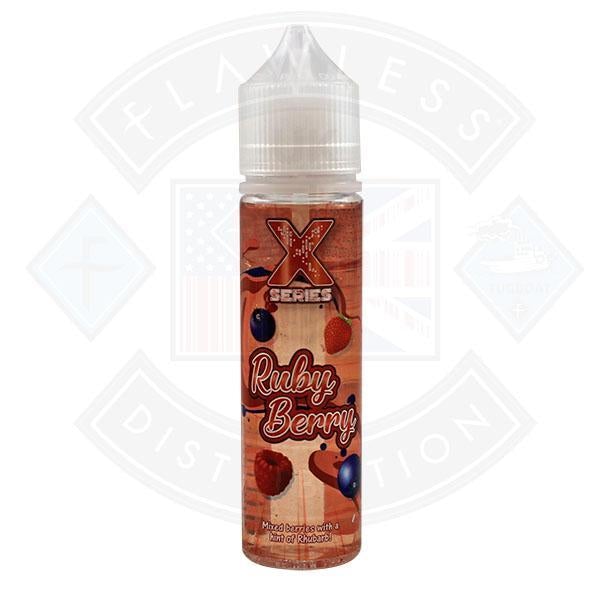 X Series Ruby Berry 0mg 50ml Shortfill