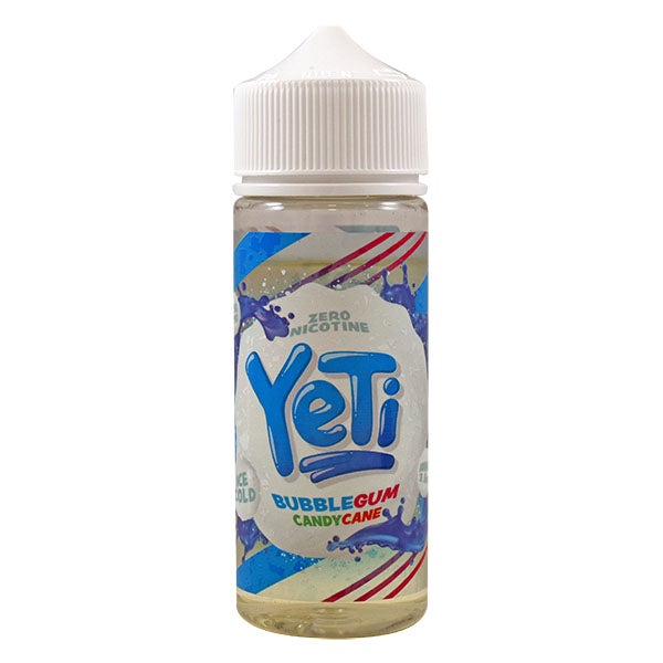 Yeti Bubblegum Candy Cane 0mg 100ml Shortfill E-Liquid