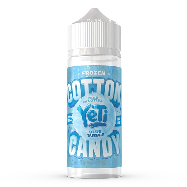 Yeti Cotton Candy Frozen Blue Bubble 0mg 100ml Shortfill