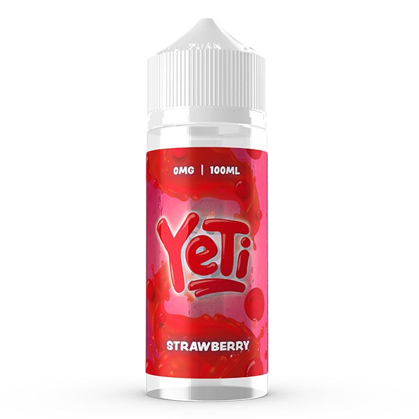 Yeti Defrosted - Strawberry No Ice 100ml 0mg Shortfill E-Liquid