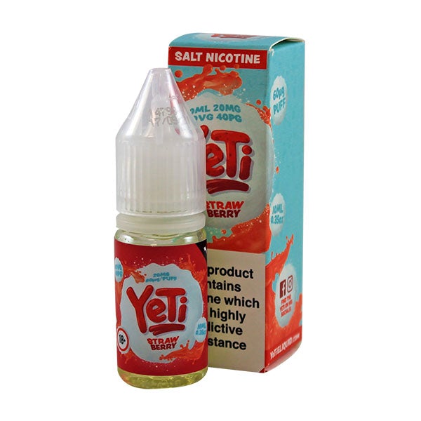 Yeti Salt - Strawberry 10ml E Liquid