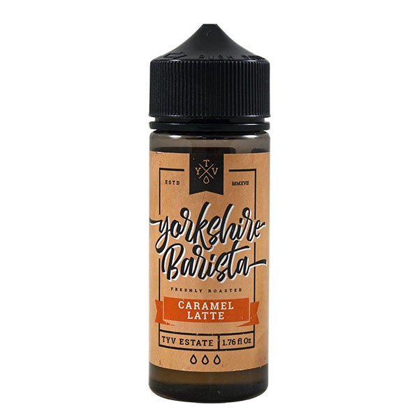 Yorkshire Barista Caramel Latte 0mg 100ml Shortfill
