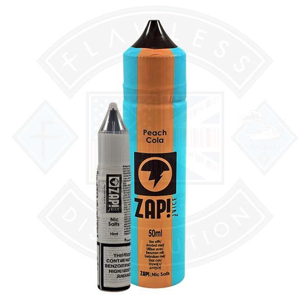 Zap! Peach Cola 50ml 0mg Shortfill E-Liquid