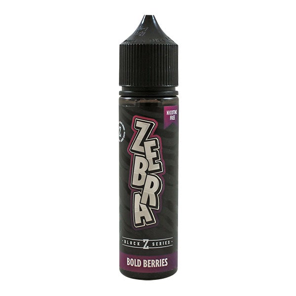 Zebra Black Z Series - Bold Berries 0mg 50ml Shortfill