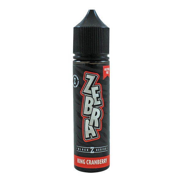 Zebra Black Z Series - King Cranberry 0mg 50ml Shortfill