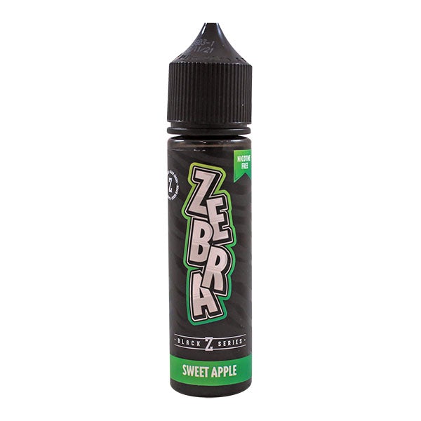 Zebra Black Z Series - Sweet Apple 0mg 50ml Shortfill