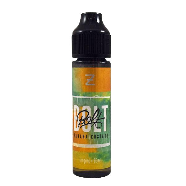 Zeus Juice Bolt Banana Custard 0mg 50ml Shortfill