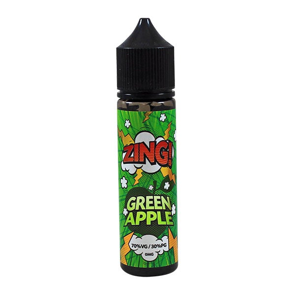 Zing! Green Apple 0mg 50ml Shortfill