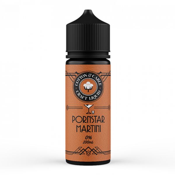 Cotton & Cable - Pornstar Martini  0mg 100ml Shortfill