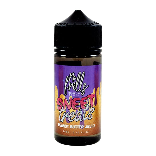 No Frills Sweet Treats Peanut Butter Jelly 0mg 80ml Shortfill