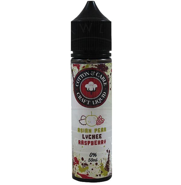 Cotton & Cable Fruits - Asian Pear, Lychee, Raspberry 0mg 50ml Shortfill