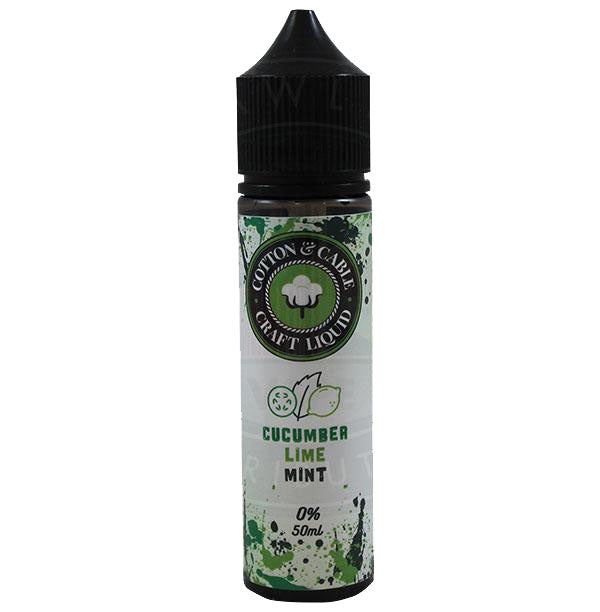 Cotton & Cable Fruits - Cucumber, Lime, Mint 0mg 50ml Shortfill