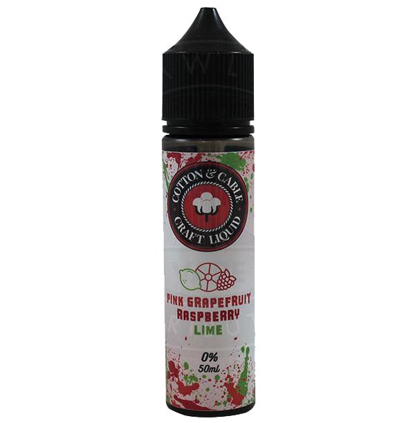 Cotton & Cable Fruits - Pink Grapefruit, Raspberry, Lime 0mg 50ml Shortfill