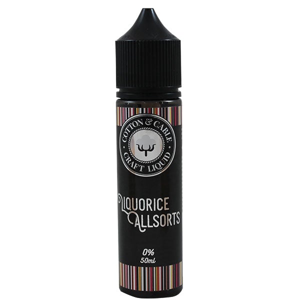 Cotton & Cable Desserts - Liquorice Allsorts 0mg 50ml Shortfill
