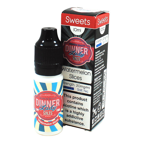Dinner Lady Sweets- Watermelon Slices Salt Nic 10ml 20mg E-liquid