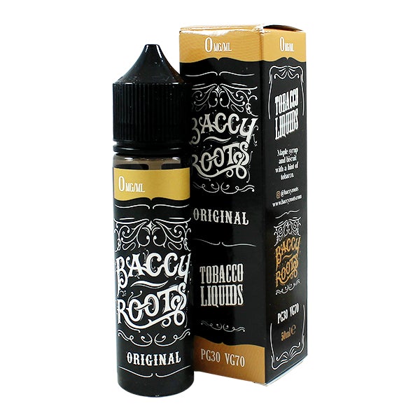 Baccy Roots Original 0mg 50ml Shortfill