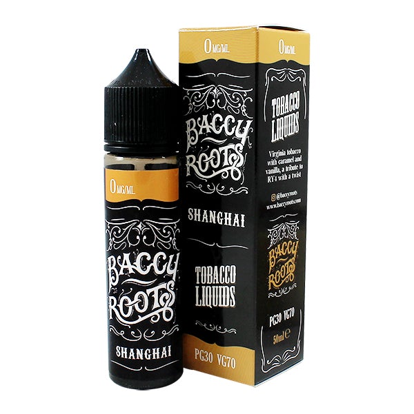 Baccy Roots Shanghai 0mg 50ml Shortfill