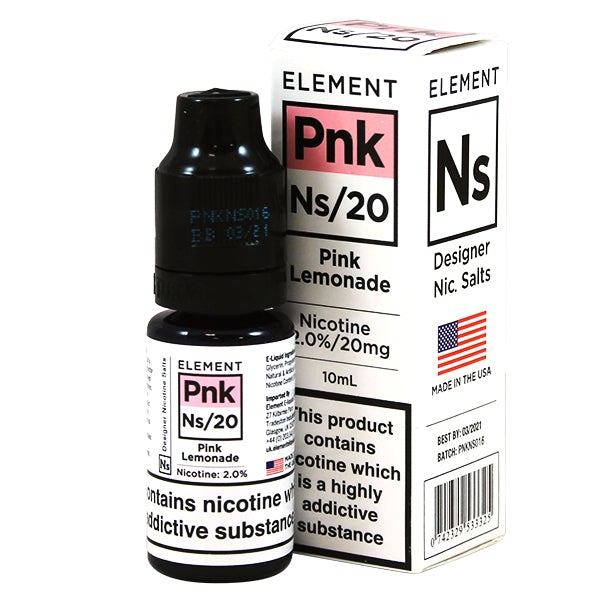 Pink Lemonade Nic Salt by Element Eliquid 10ml