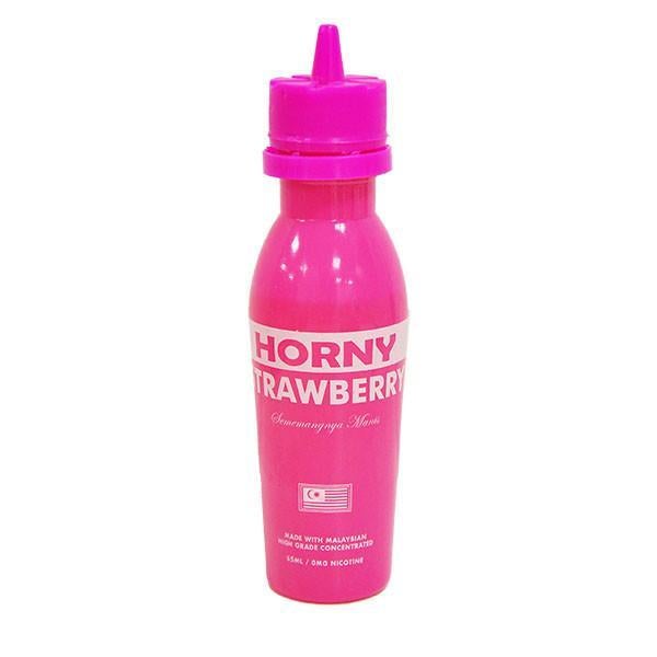 Horny Strawberry 55ml 0mg - Flawless Vape Shop